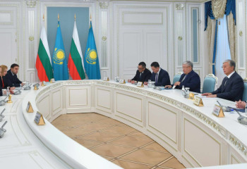 Мемлекет басшысы Қасым-Жомарт Тоқаев Болгарияның Вице-президенті Илияна Йотованы қабылдады