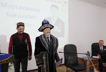 Өскеменде облыстық ақсақалдар мүшесі Бағдаулет қажы Мүрсәлімұлына қошемет көрсетілді