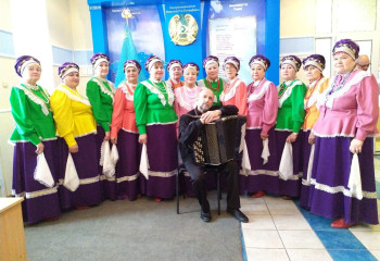 «Қазақстанның орыс қауымы» СҚО филиалы қарттарды мерекемен құттықтады