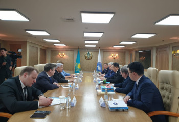 Ж.Түймебаев Татарстанның Мемлекеттік кеңес төрағасымен кездесті