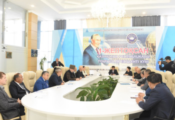 Түркістанда Ұлт көшбасшысының Тәуелсіз жылдарда атқарған жұмыстары мен жетістіктері өскелең ұрпаққа дәріптелуде