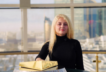 Юлия ЛАГУТКИНА - «Оберег» украиндар қоғамының жастар қанатының мүшесі