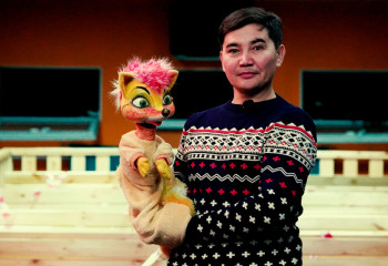 Қуыршақ театрының жетекші әртісі - Дамир Утеевтің 