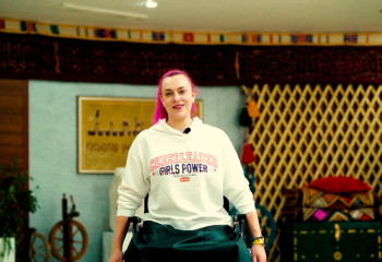 Альпинистка Мария Ауэзова, мастер спорта международного класса