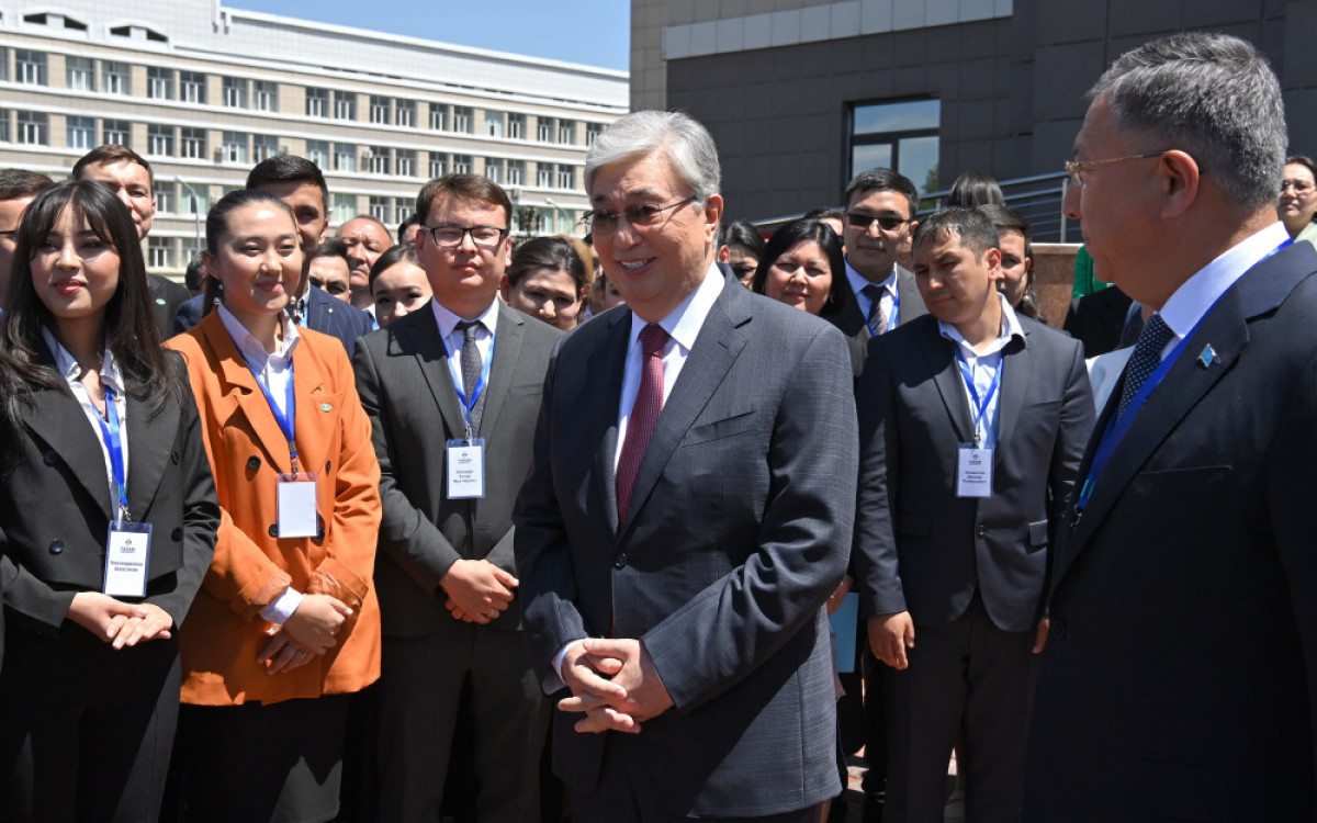 Мемлекет басшысы Алматыдағы Қазақ ұлттық университетіне барды