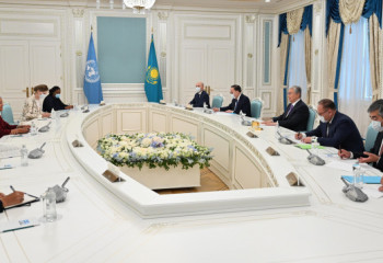 Президент БҰҰ Бас хатшысының бірінші орынбасарын қабылдады