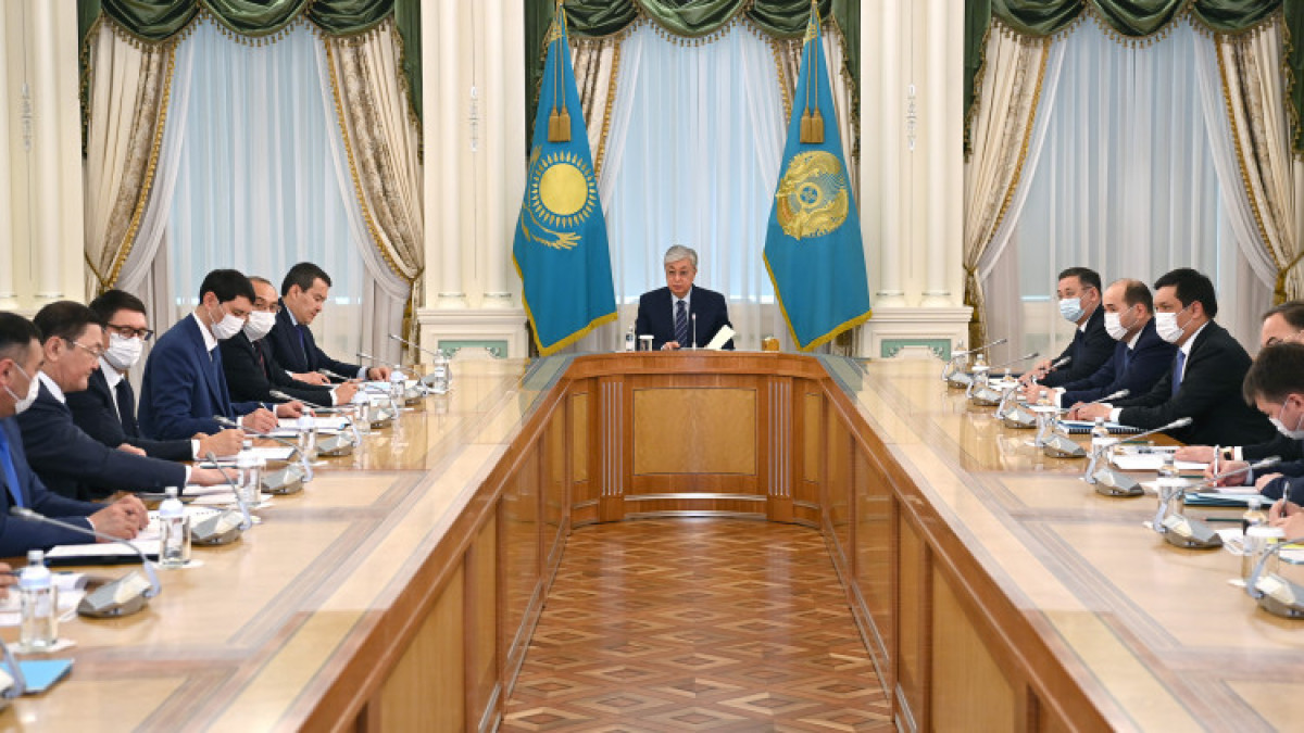 Токаев провел заседание по вопросам противодействия незаконной концентрации экономресурсов