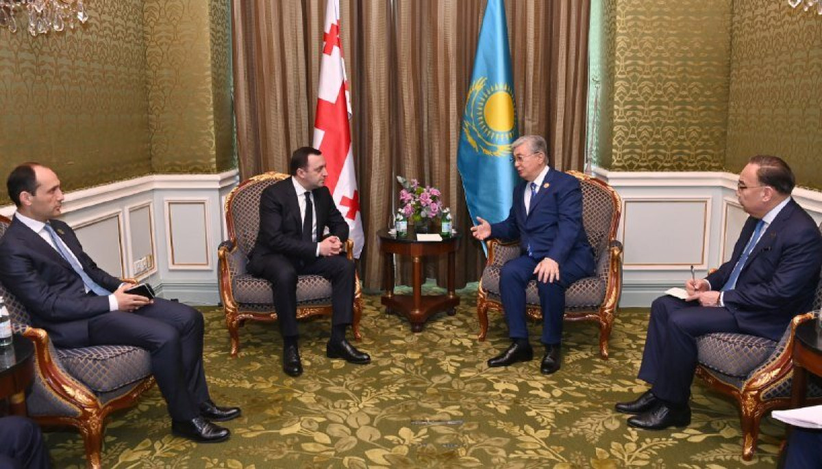 Мемлекет басшысы Грузияның Премьер-министрі Ираклий Гарибашвилимен кездесті 