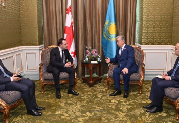 Мемлекет басшысы Грузияның Премьер-министрі Ираклий Гарибашвилимен кездесті