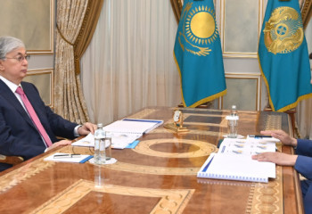 Мемлекет басшысы Нұр-Сұлтан қаласының әкімі Алтай Көлгіновті қабылдады