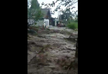 Жамбыл облысында сел жүріп, үйлерді су басты