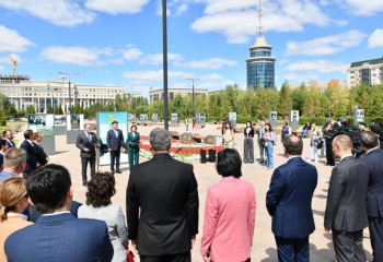 В Нур-Султане прошла фотовыставка, посвященная 30-летию дипломатической службы 