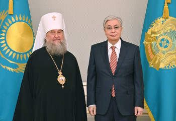 ҚР Президенті Астана және Қазақстан митрополиті Александрды қабылдады