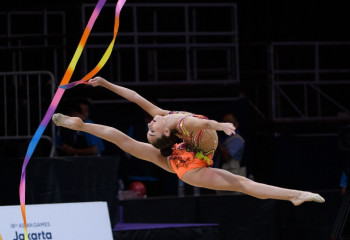 Көркем гимнастика шеберлері Азия чемпионатында 13 медаль ұтып алды