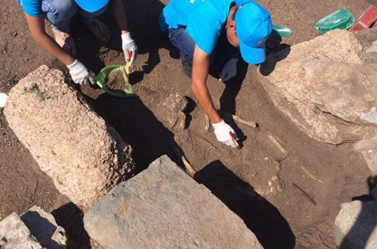 Древние останки женщины-воина нашли археологи из Шымкента 