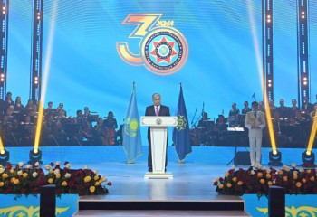 Tokayev takes part in solemn meeting dedicated to 30th anniversary of NSC 