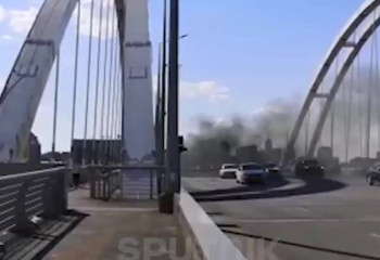 Нұр-Сұлтанда көпір өртенді