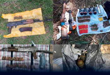 Похищенное во время январских событий оружие продолжают находить в регионах