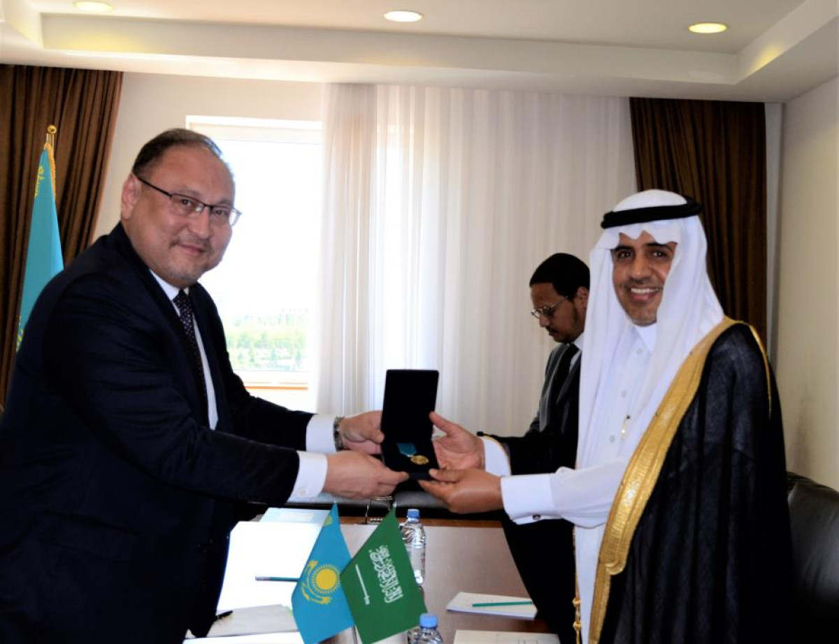 Kazakh acting Minister of Foreign Affairs meets with Ambassador of Saudi Arabia