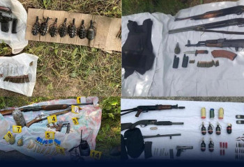 Екі айда 68 қару, 36 граната, 1529 дана оқ тәркіленді - ҰҚК