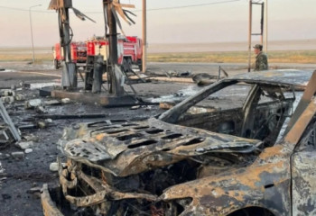 Полиция устанавливает причины взрыва на заправке в Актюбинской области