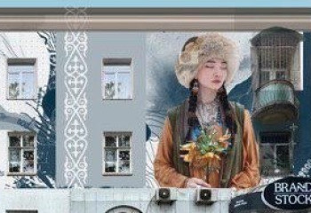 Мурал с изображением казахстанской модели в Бишкеке вызвал возмущения в соцсетях 