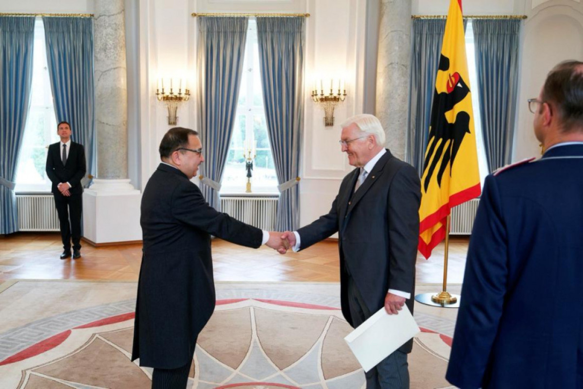 Ambassador of Kazakhstan presents Credentials to German Federal President