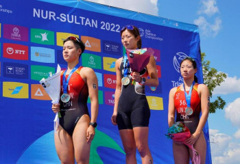 Казахстанцы завоевали две медали на чемпионате Азии по триатлону в Нур-Султане