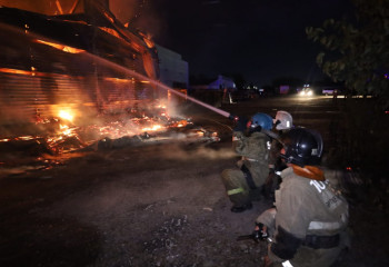 В Нур-Султане загорелась газонакопительная станция — есть пострадавшие