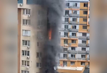 Пожар в многоэтажке в Алматы локализован