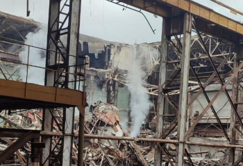 Кровля обрушилась на АО 