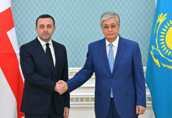 Tokayev receives  Georgian PM