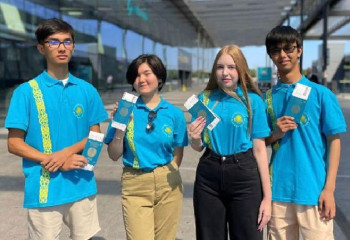 Халықаралық олимпиада: Қазақстандық оқушылары екі медаль жеңіп алып, рекорд жаңартты