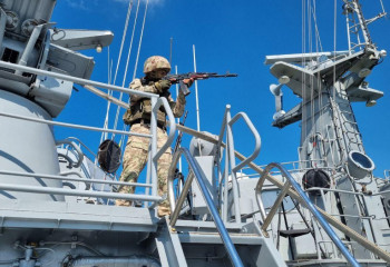 В акватории Каспийского моря прошли межведомственные учения