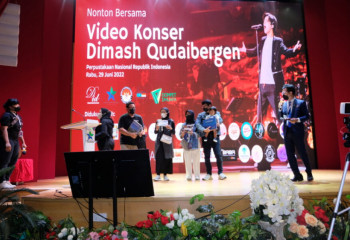 Индонезияда «Димаш - Қазақстанның алтын дауысы» көрмесі өтті