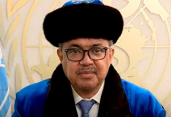 Глава ВОЗ Тедрос Гебрейесус намерен выучить казахский язык
