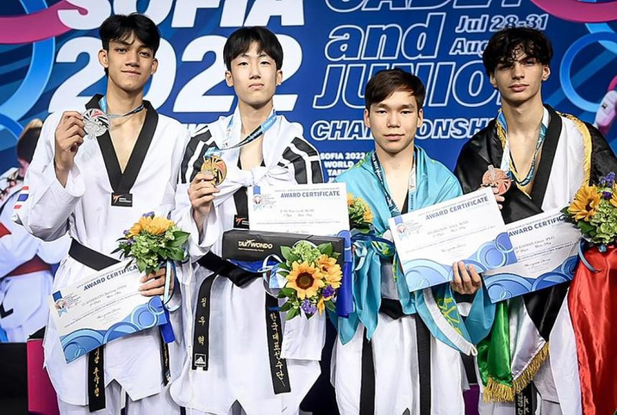 Таеквондисты Казахстана завоевали еще две медали на ЧМ среди юниоров