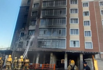 Крупный ЖК загорелся в Нур-Султане