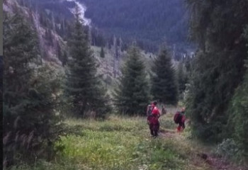 Заблудившегося в горах туриста спасли в Алматы