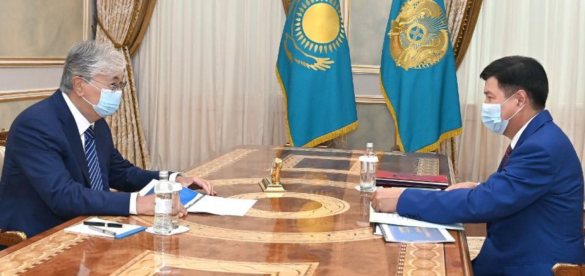 Kazakh President receives Supreme Court Chairman 