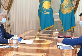 Kazakh President receives Supreme Court Chairman 