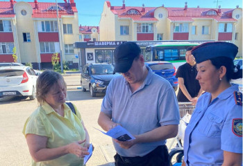 СҚО полицейлері экстремизмнің алдын алу шараларын жүргізіп жатыр