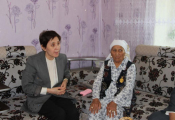 Дүйсенова СҚО-ға оңтүстіктен көшкентұрғындардың жағдайымен танысты