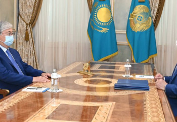 Мемлекет басшысы ҰҚК Төрағасы Ермек Сағымбаевты қабылдады