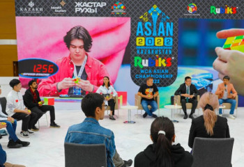 Завершился чемпионат Азии по спидкубингу