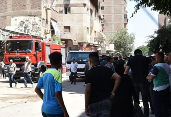 41 dead in fire at Egyptian church west of Cairo