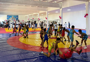 Спортивный комплекс на 520 мест открыли в Туркестанской области