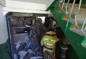 Режим ЧС объявлен в Темиртау из-за взрыва газа в многоэтажке