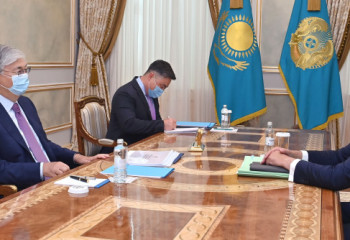 Мемлекет басшысы «Бәйтерек» холдингінің басқарма төрағасы Қанат Шарлапаевты қабылдады