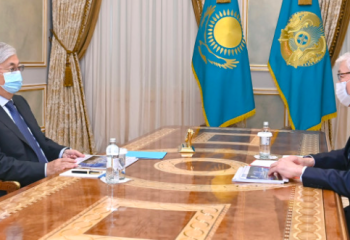 Президент принял акима области Улытау Берика Абдыгалиулы